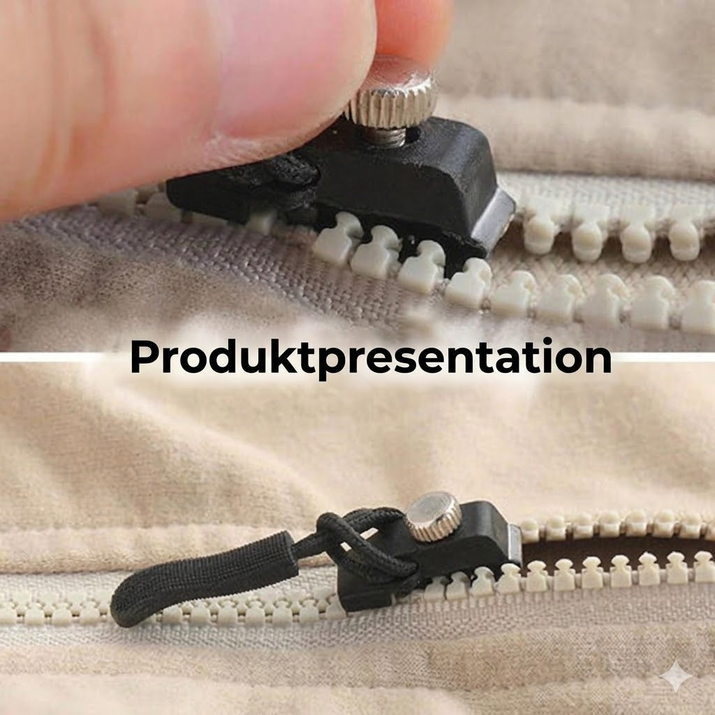 Blixtlåsreparation / Ersättningsdragkedjor (6-pack)