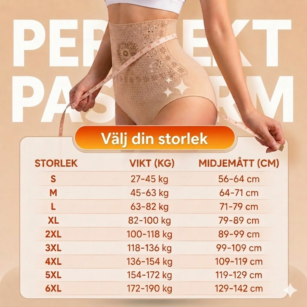 Formande shorts med hög midja