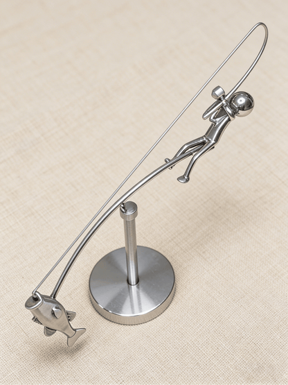 🎣 Designad skulptur av en fiskare – Limited Edition