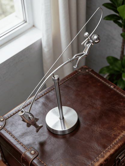 🎣 Designad skulptur av en fiskare – Limited Edition