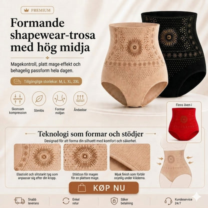 Formande shorts med hög midja