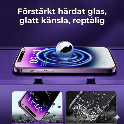iPhone Skyddskit – Dammfritt Skärmskydd i Härdat Glas