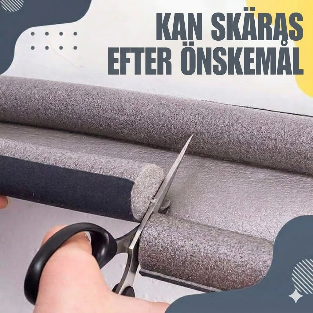 Tätningslist till dörrens nederkant (Dragstopp)
