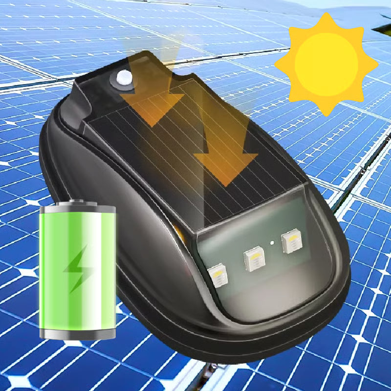 Solcellsdriven RGB-belysning för biltak