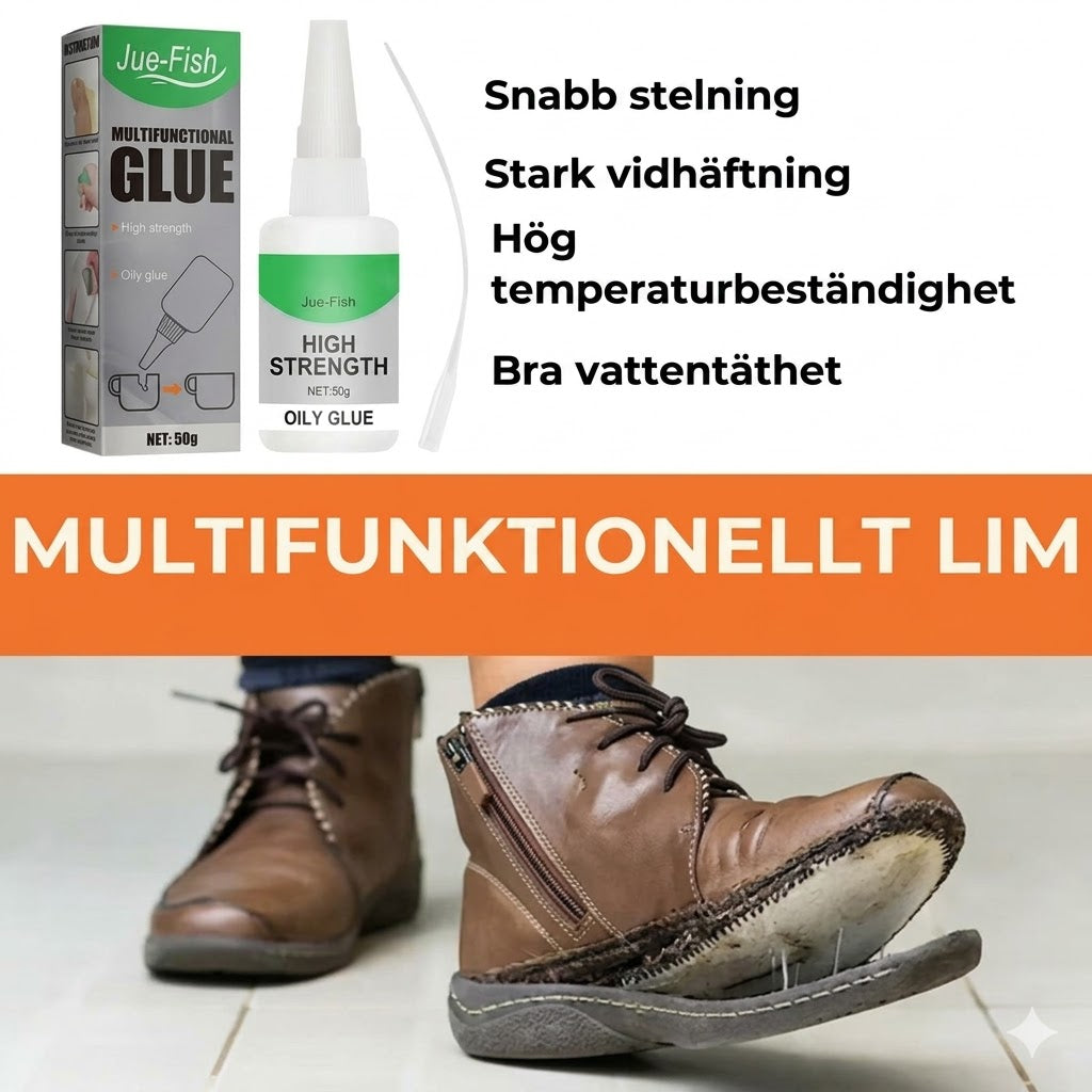 Kraftfullt universellt superlim – Starkt och snabbtorkande sekundlim