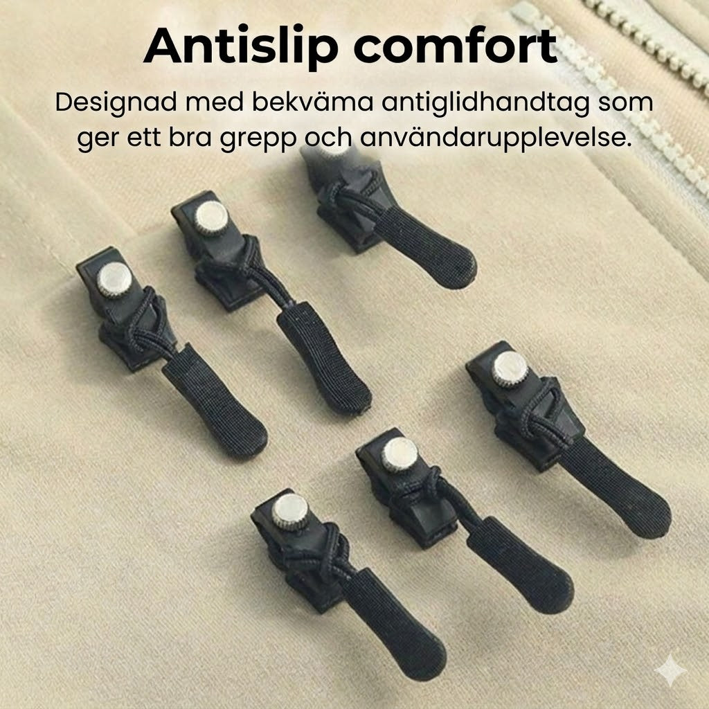 Blixtlåsreparation / Ersättningsdragkedjor (6-pack)