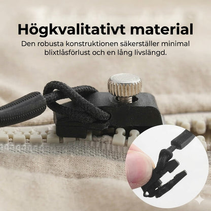 Blixtlåsreparation / Ersättningsdragkedjor (6-pack)