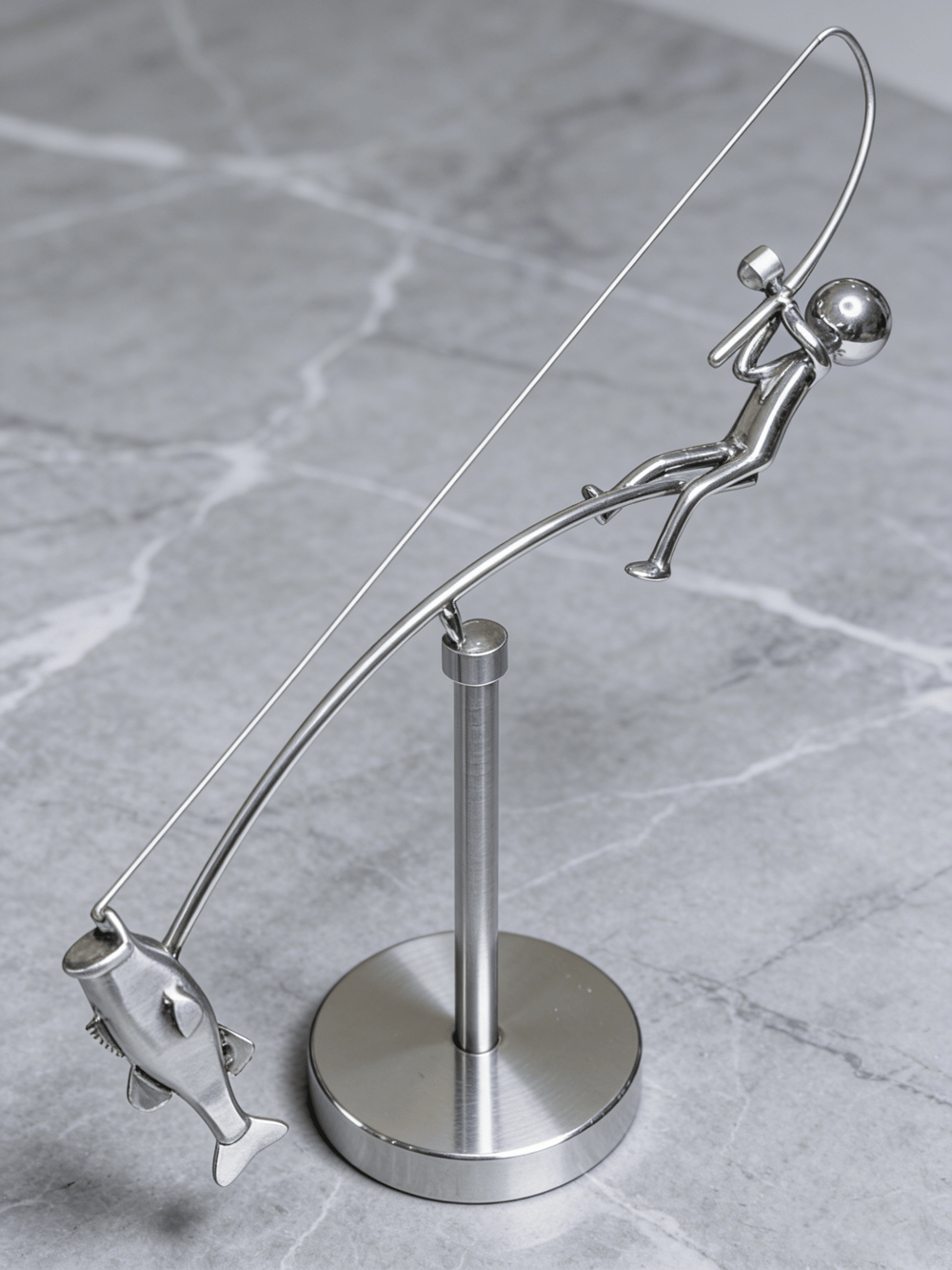🎣 Designad skulptur av en fiskare – Limited Edition