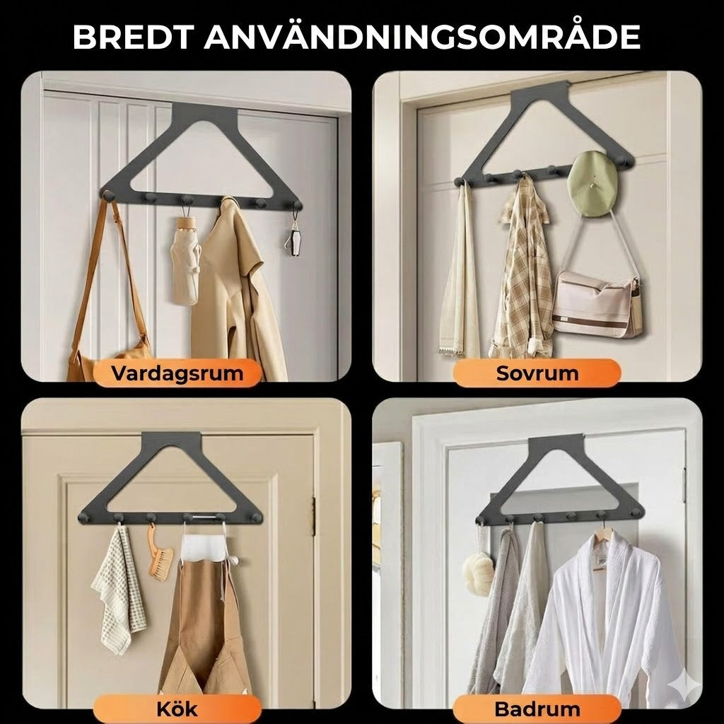 🏠Dörrhängare i slitstarkt kolstål