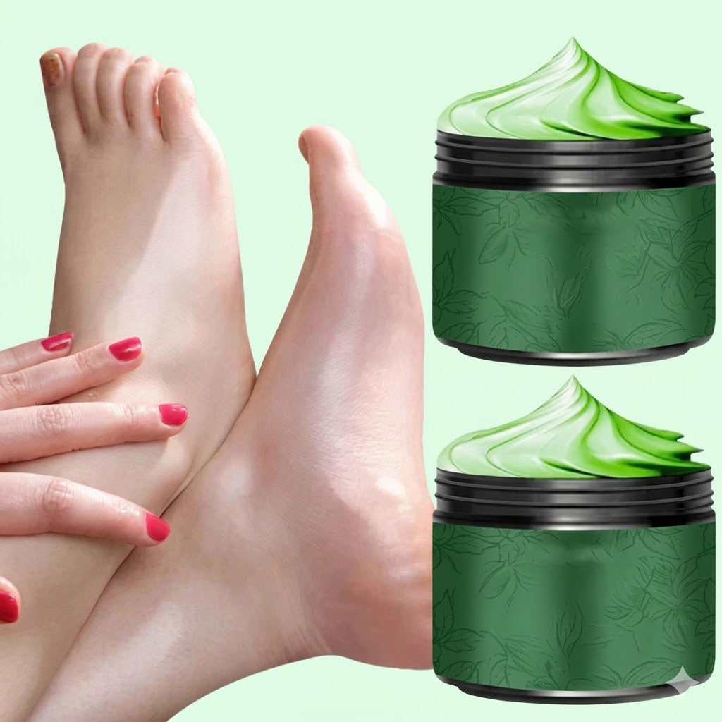 Återfuktande fotkräm med tea tree-olja och aloe vera