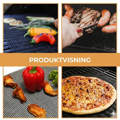 Flavomesh non-stick grillnät – Återanvändbar grillmatta för BBQ