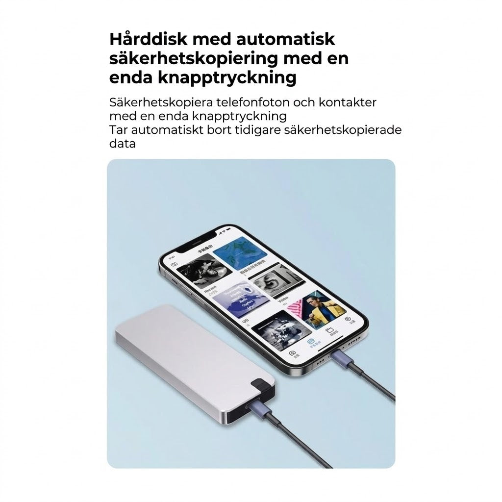 Extern höghastighetslagring via USB 3.0