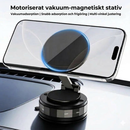 Magnetisk sugpropp – Vikbar 360° mobilhållare med vakuumlås
