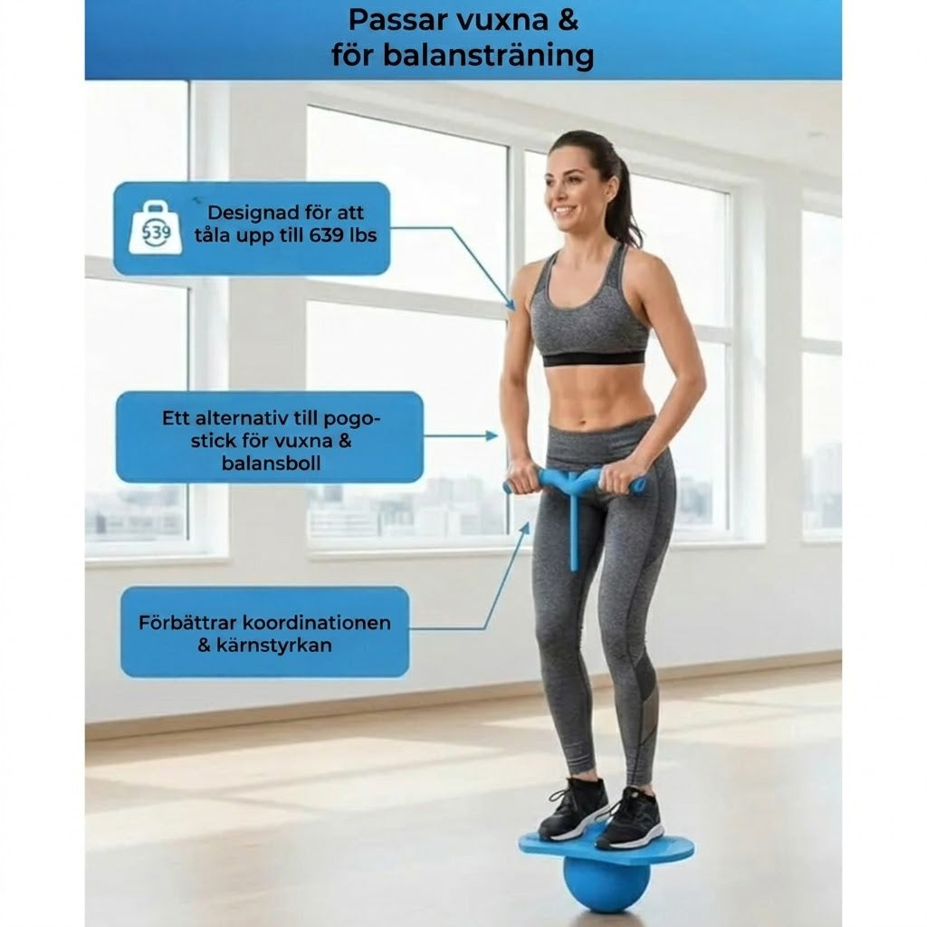 BounceBuddy – Balansboll för lek och rörelse