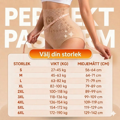 Formande shorts med hög midja