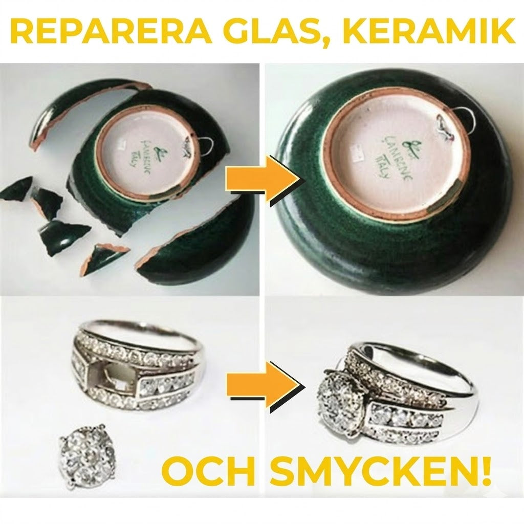 Kraftfullt universellt superlim – Starkt och snabbtorkande sekundlim