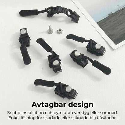 Blixtlåsreparation / Ersättningsdragkedjor (6-pack)