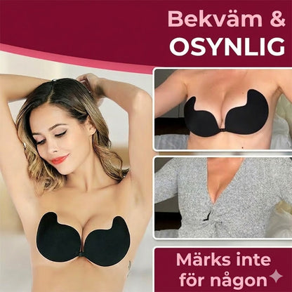 Osynlig Push-up Behå, Axellös