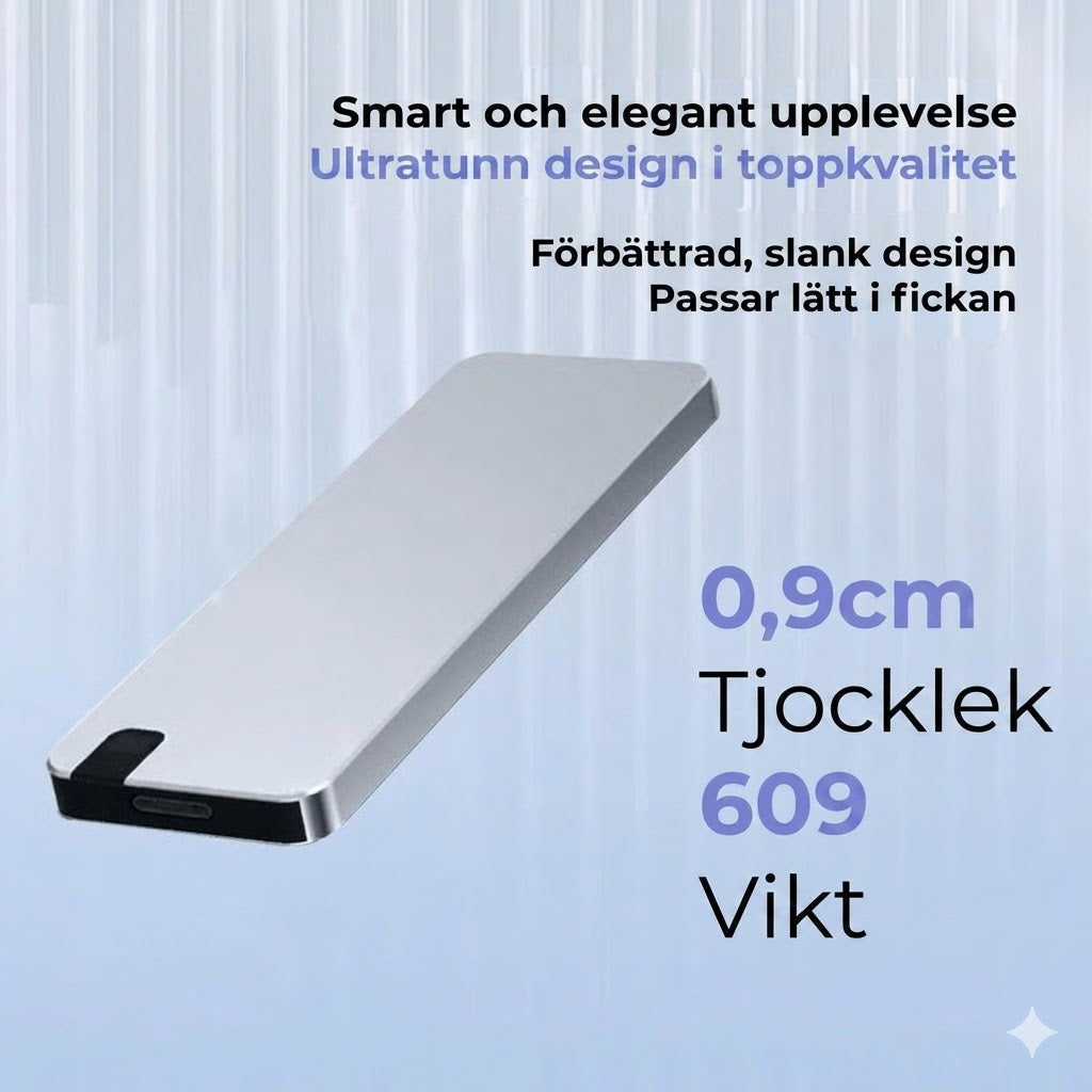 Extern höghastighetslagring via USB 3.0