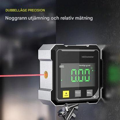 4-sidig magnetisk digital vinkelmätare med laser