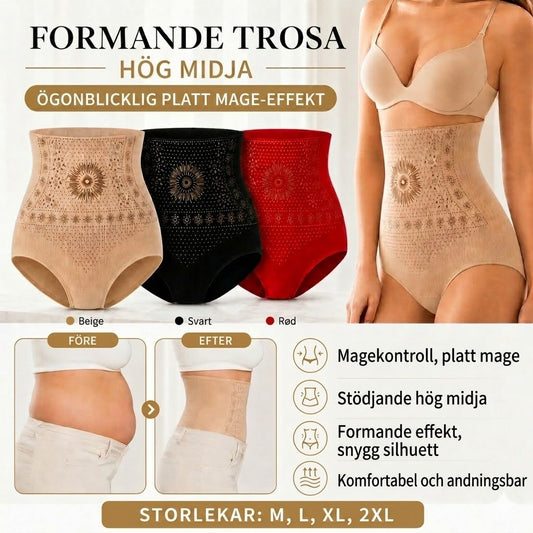 Formande shorts med hög midja