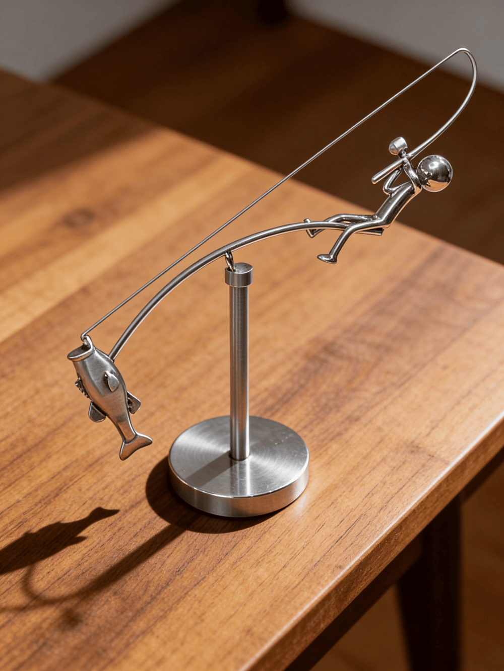 🎣 Designad skulptur av en fiskare – Limited Edition