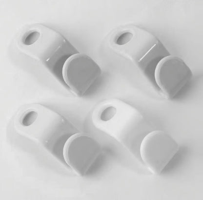Platsbesparande hängarkrogar för galgar (10-pack)
